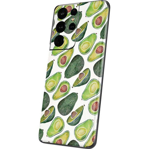 Cat Coq Avocados Galaxy S21 Ultra 5G Skin